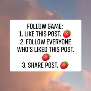 🍓Follow Game!🍓